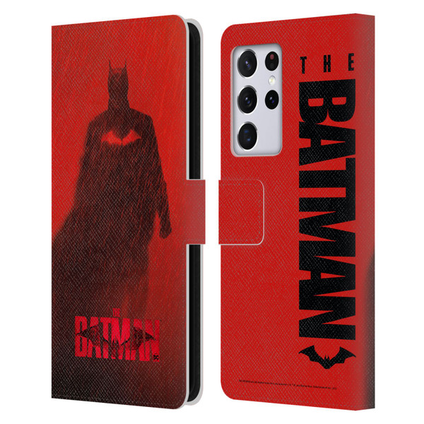 The Batman Posters Red Rain Leather Book Wallet Case Cover For Samsung Galaxy S21 Ultra 5G