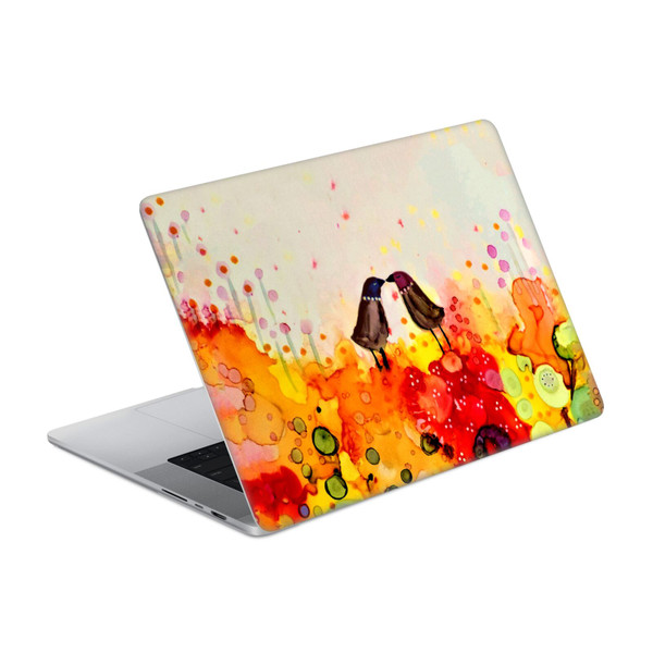 Sylvie Demers Birds 3 Couples Vinyl Sticker Skin Decal Cover for Apple MacBook Pro 16" A2485