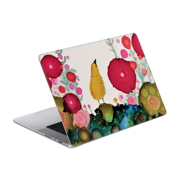 Sylvie Demers Birds 3 Yellow Vinyl Sticker Skin Decal Cover for Apple MacBook Pro 16" A2485