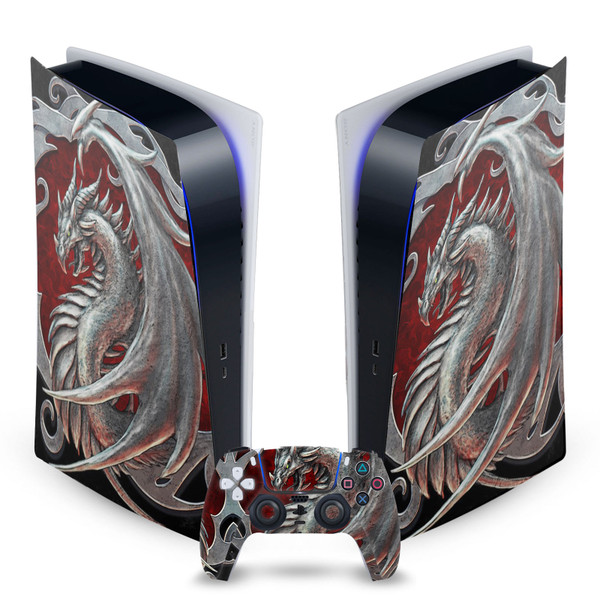 Christos Karapanos Art Mix Talisman Silver Vinyl Sticker Skin Decal Cover for Sony PS5 Digital Edition Bundle