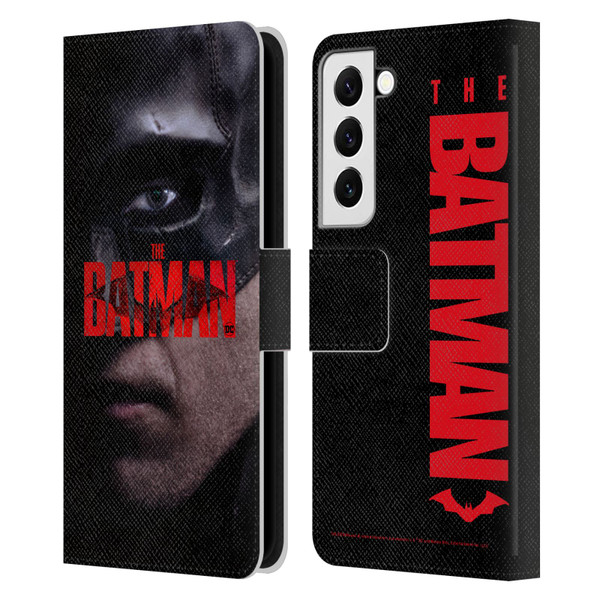 The Batman Posters Close Up Leather Book Wallet Case Cover For Samsung Galaxy S22 5G