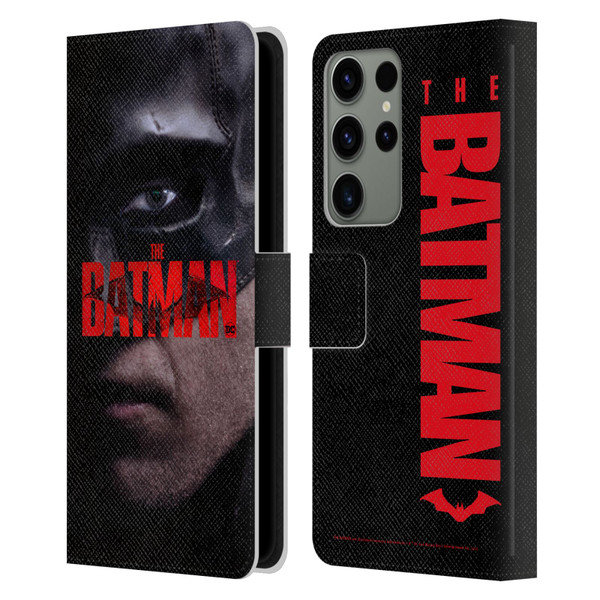 The Batman Posters Close Up Leather Book Wallet Case Cover For Samsung Galaxy S23 Ultra 5G