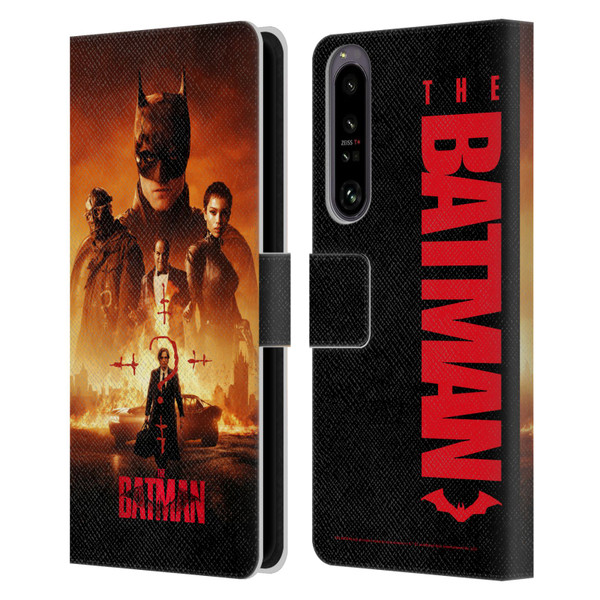 The Batman Posters Group Leather Book Wallet Case Cover For Sony Xperia 1 IV