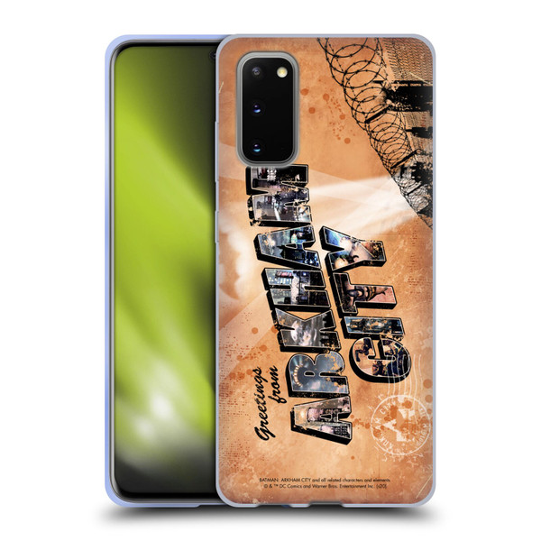 Batman Arkham City Graphics Postcard Soft Gel Case for Samsung Galaxy S20 / S20 5G
