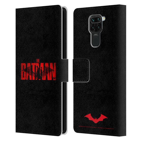 The Batman Posters Logo Leather Book Wallet Case Cover For Xiaomi Redmi Note 9 / Redmi 10X 4G