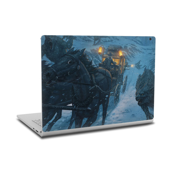 Christos Karapanos Dark Hours Otherworldly Howling Vinyl Sticker Skin Decal Cover for Microsoft Surface Book 2