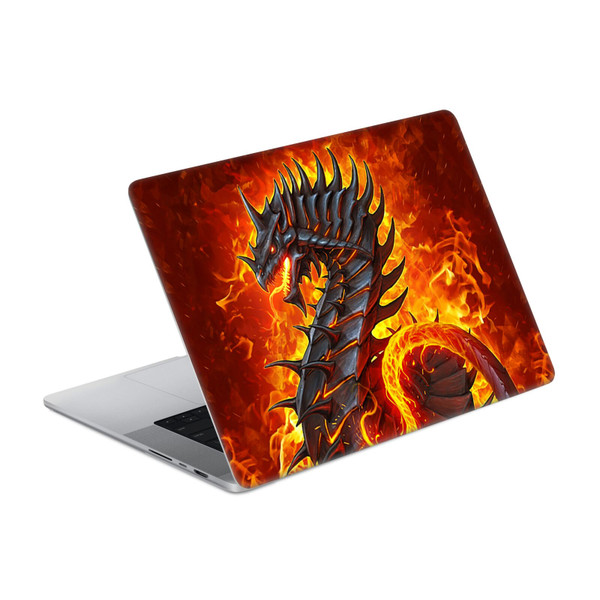 Christos Karapanos Dragons 2 Fire Vinyl Sticker Skin Decal Cover for Apple MacBook Pro 16" A2485