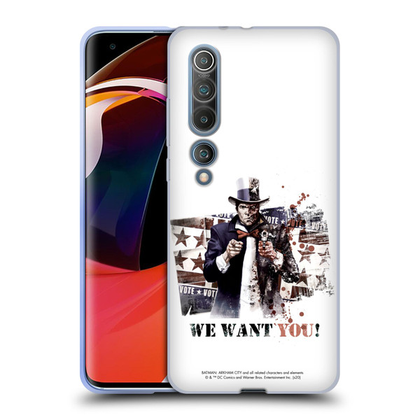 Batman Arkham City Graphics Two-Face We Want You Soft Gel Case for Xiaomi Mi 10 5G / Mi 10 Pro 5G