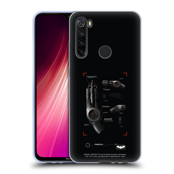 Batman Arkham City Graphics Grappling Gun Soft Gel Case for Xiaomi Redmi Note 8T