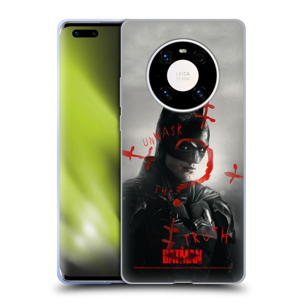 The Batman Posters Unmask The Truth Soft Gel Case for Huawei Mate 40 Pro 5G