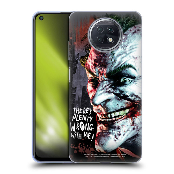 Batman Arkham City Graphics Joker Wrong With Me Soft Gel Case for Xiaomi Redmi Note 9T 5G