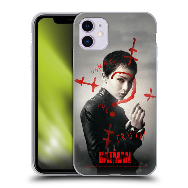 The Batman Posters Catwoman Unmask The Truth Soft Gel Case for Apple iPhone 11