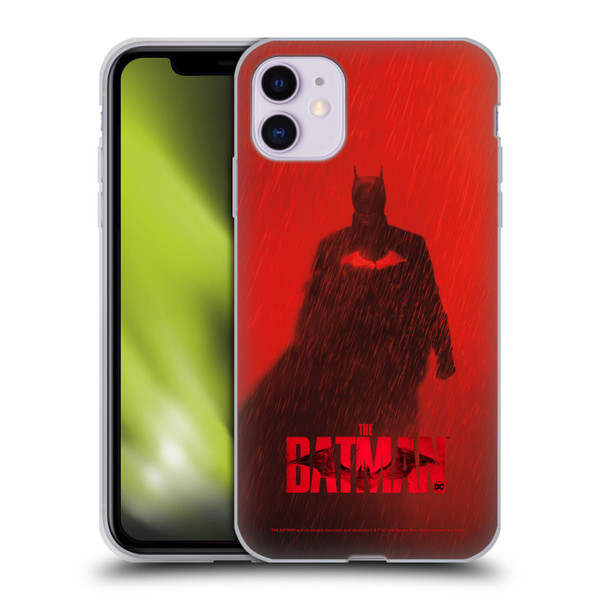The Batman Posters Red Rain Soft Gel Case for Apple iPhone 11