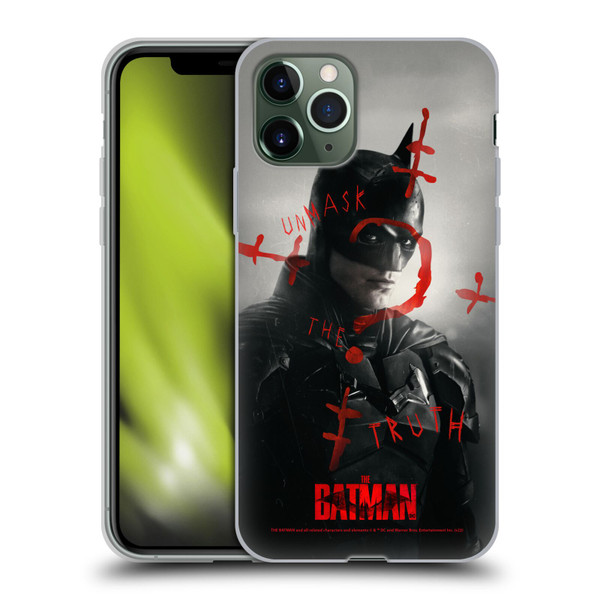 The Batman Posters Unmask The Truth Soft Gel Case for Apple iPhone 11 Pro