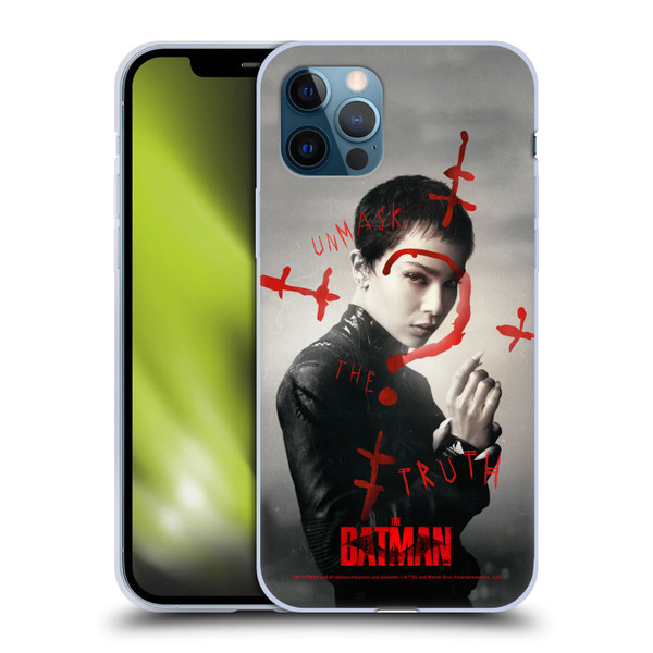 The Batman Posters Catwoman Unmask The Truth Soft Gel Case for Apple iPhone 12 / iPhone 12 Pro