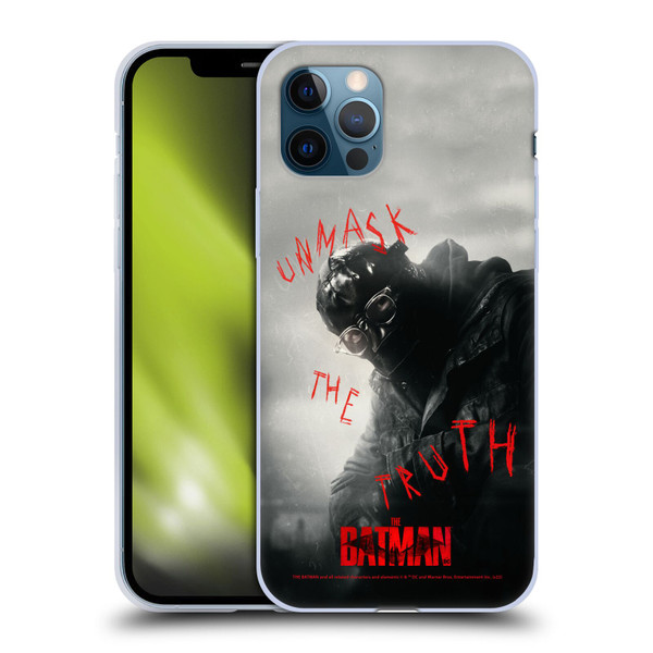 The Batman Posters Riddler Unmask The Truth Soft Gel Case for Apple iPhone 12 / iPhone 12 Pro