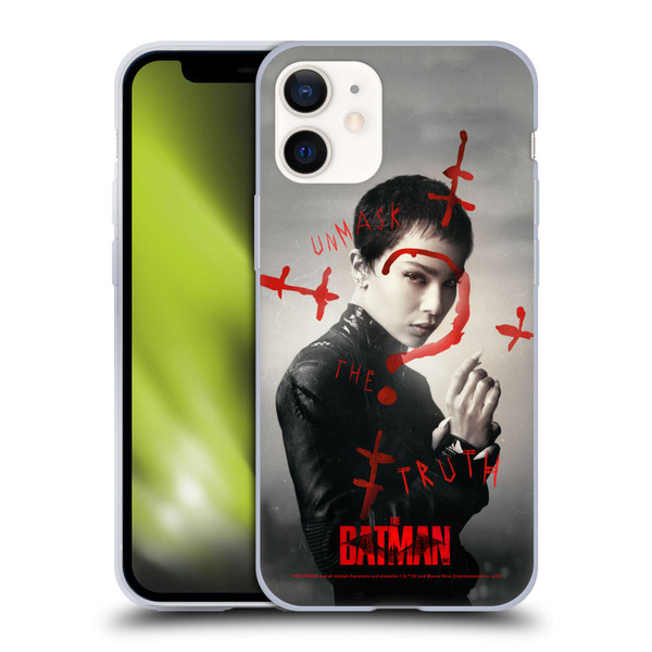 The Batman Posters Catwoman Unmask The Truth Soft Gel Case for Apple iPhone 12 Mini
