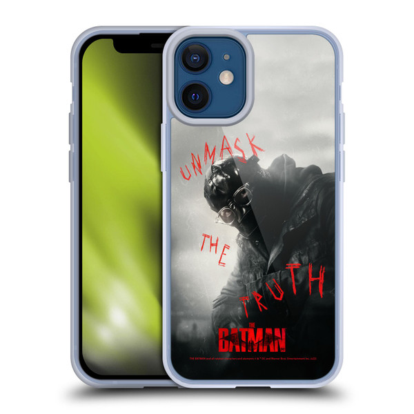 The Batman Posters Riddler Unmask The Truth Soft Gel Case for Apple iPhone 12 Mini