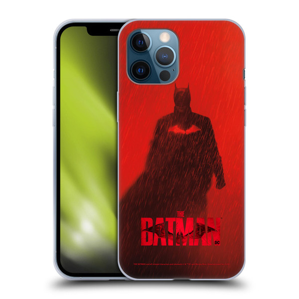 The Batman Posters Red Rain Soft Gel Case for Apple iPhone 12 Pro Max