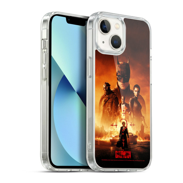 The Batman Posters Group Soft Gel Case for Apple iPhone 13