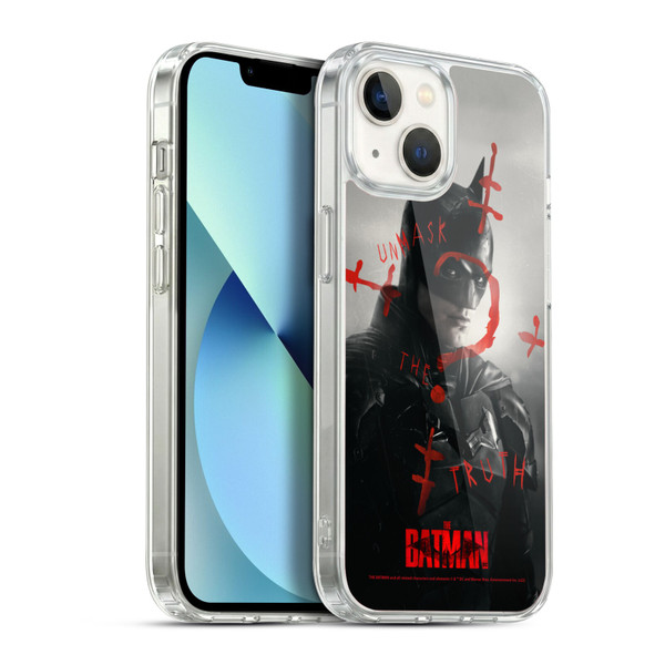 The Batman Posters Unmask The Truth Soft Gel Case for Apple iPhone 13