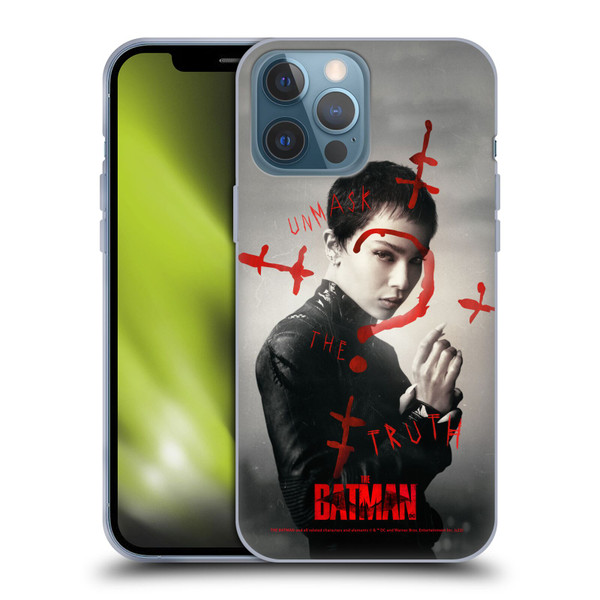 The Batman Posters Catwoman Unmask The Truth Soft Gel Case for Apple iPhone 13 Pro Max