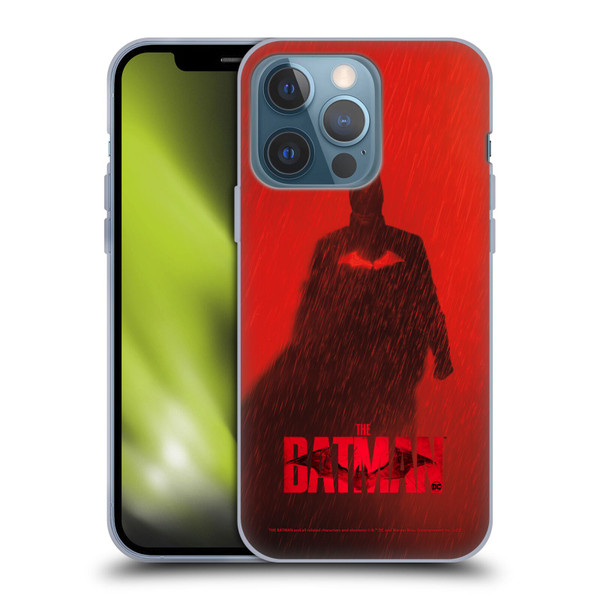 The Batman Posters Red Rain Soft Gel Case for Apple iPhone 13 Pro