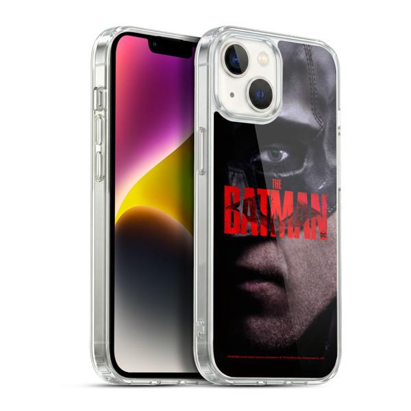 The Batman Posters Close Up Soft Gel Case for Apple iPhone 14