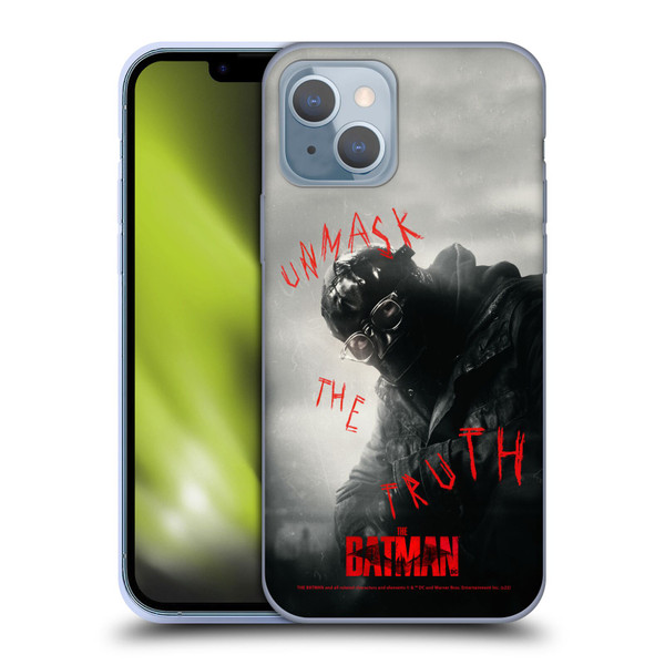 The Batman Posters Riddler Unmask The Truth Soft Gel Case for Apple iPhone 14