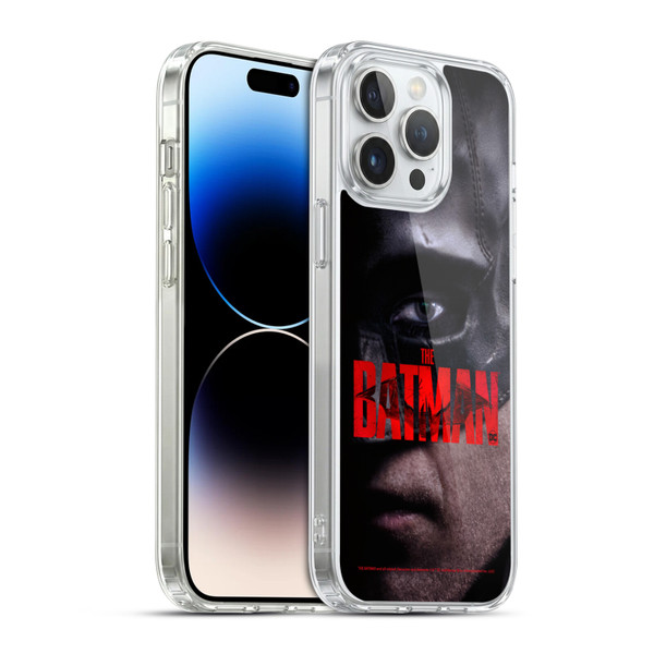 The Batman Posters Close Up Soft Gel Case for Apple iPhone 14 Pro Max & MagSafe