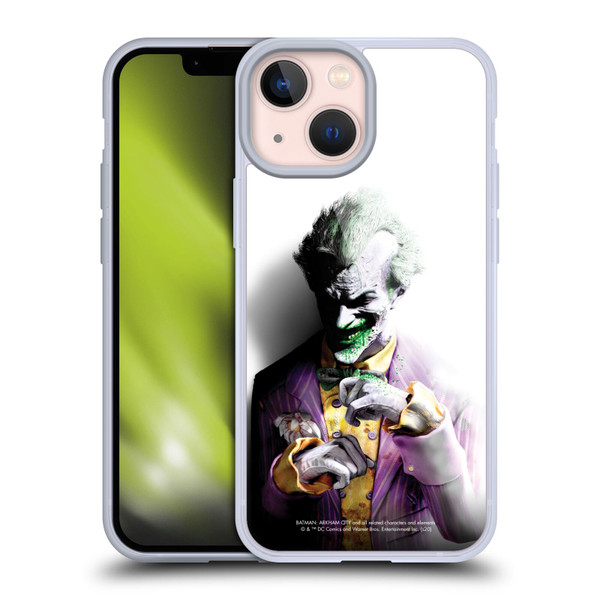 Batman Arkham City Villains Joker Soft Gel Case for Apple iPhone 13 Mini