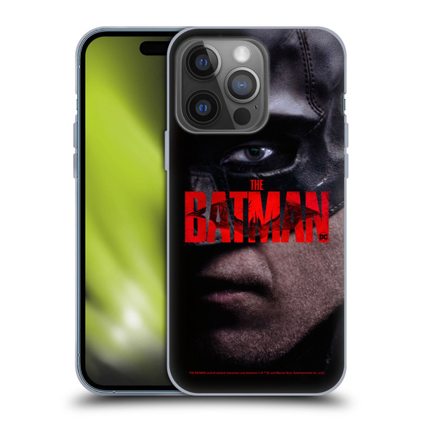 The Batman Posters Close Up Soft Gel Case for Apple iPhone 14 Pro