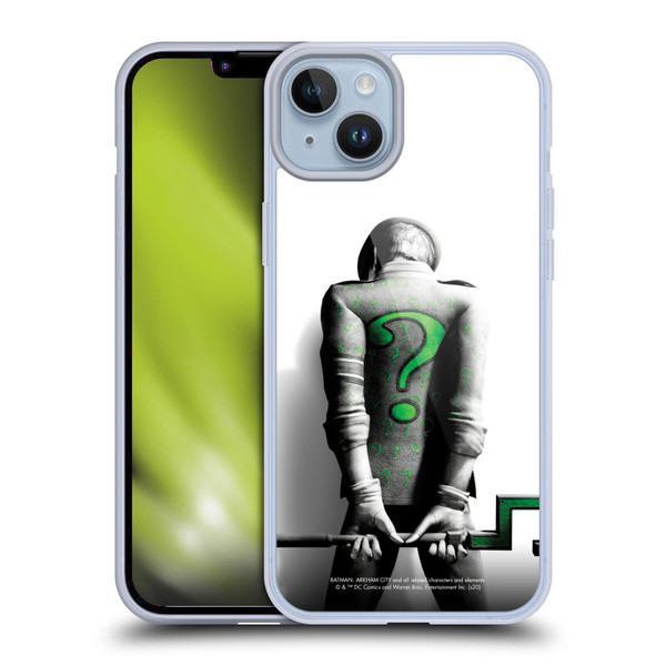 Batman Arkham City Villains Riddler Soft Gel Case for Apple iPhone 14 Plus