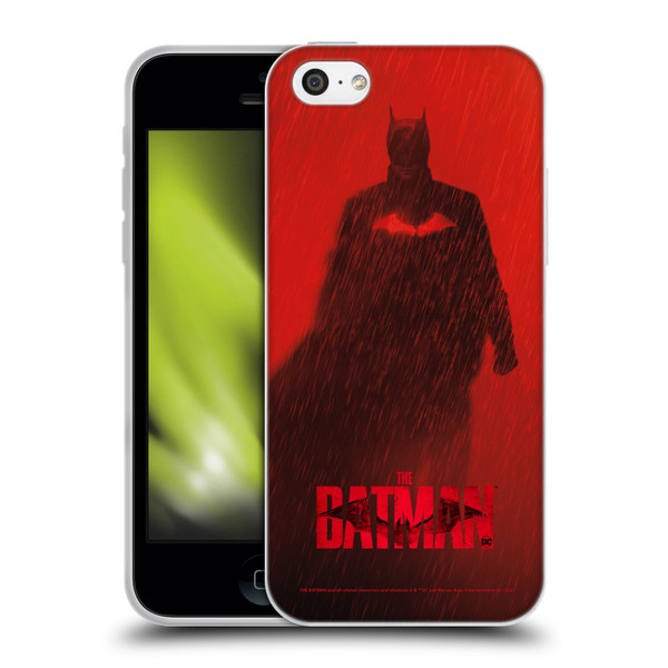 The Batman Posters Red Rain Soft Gel Case for Apple iPhone 5c