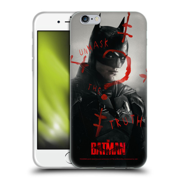 The Batman Posters Unmask The Truth Soft Gel Case for Apple iPhone 6 / iPhone 6s