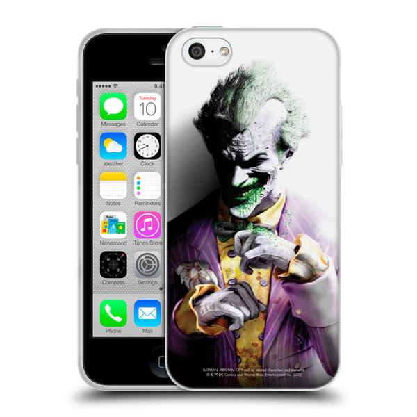 Batman Arkham City Villains Joker Soft Gel Case for Apple iPhone 5c