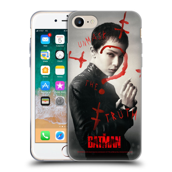 The Batman Posters Catwoman Unmask The Truth Soft Gel Case for Apple iPhone 7 / 8 / SE 2020 & 2022
