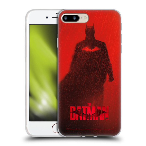 The Batman Posters Red Rain Soft Gel Case for Apple iPhone 7 Plus / iPhone 8 Plus