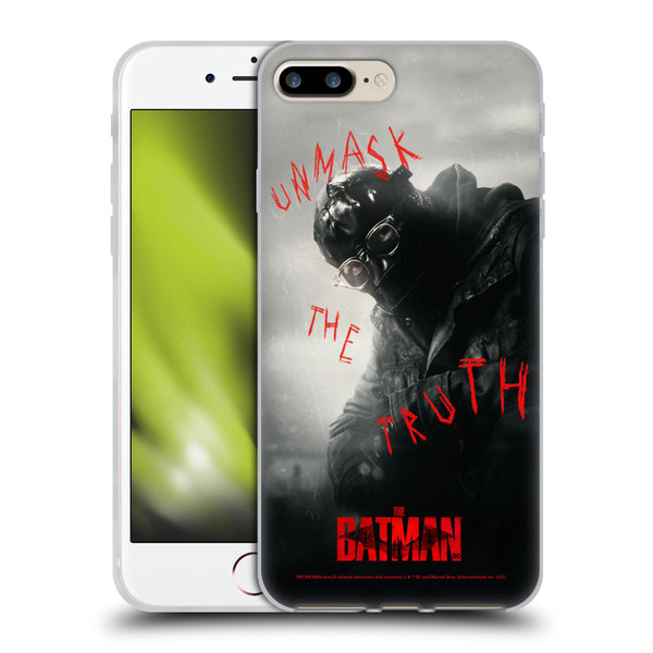 The Batman Posters Riddler Unmask The Truth Soft Gel Case for Apple iPhone 7 Plus / iPhone 8 Plus