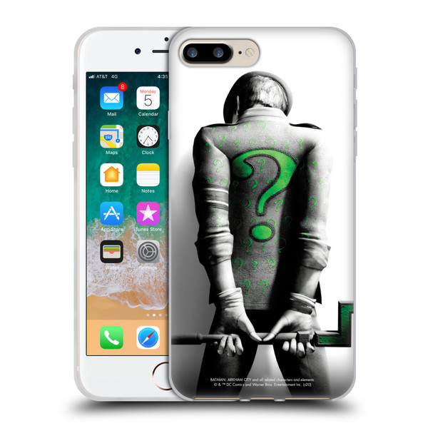 Batman Arkham City Villains Riddler Soft Gel Case for Apple iPhone 7 Plus / iPhone 8 Plus
