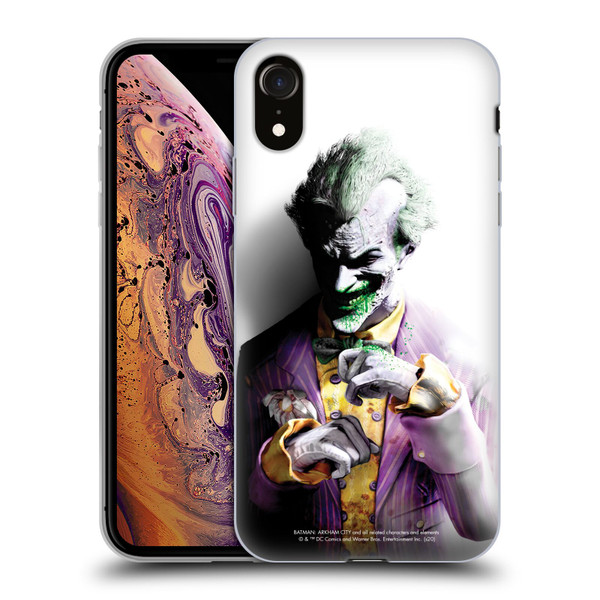 Batman Arkham City Villains Joker Soft Gel Case for Apple iPhone XR