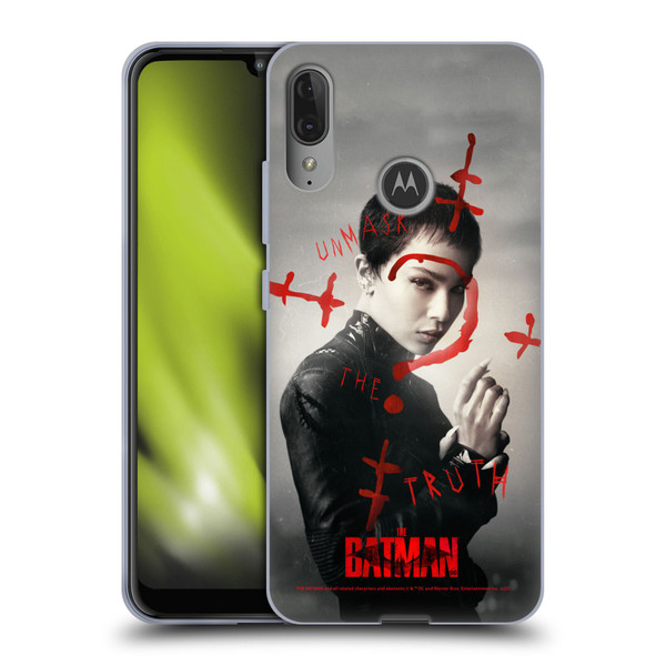 The Batman Posters Catwoman Unmask The Truth Soft Gel Case for Motorola Moto E6 Plus