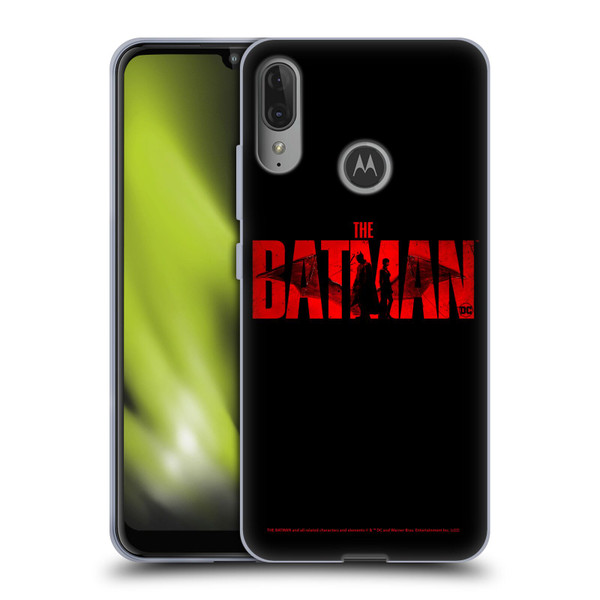 The Batman Posters Logo Soft Gel Case for Motorola Moto E6 Plus