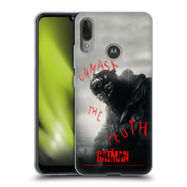 The Batman Posters Riddler Unmask The Truth Soft Gel Case for Motorola Moto E6 Plus