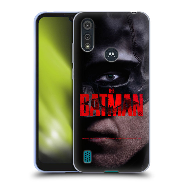 The Batman Posters Close Up Soft Gel Case for Motorola Moto E6s (2020)