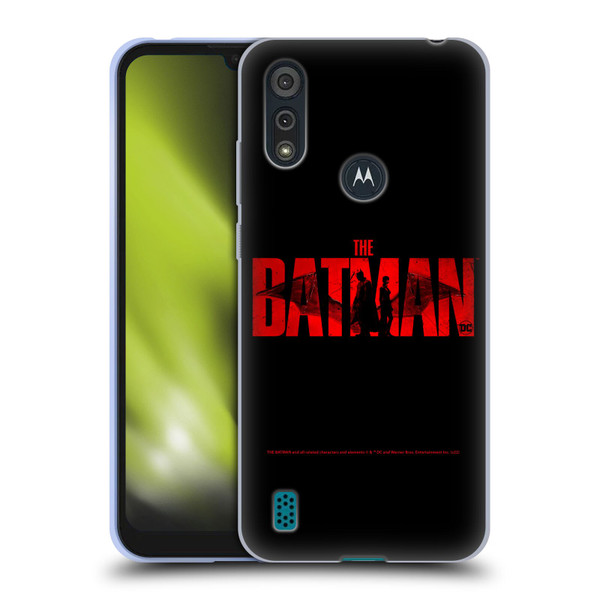 The Batman Posters Logo Soft Gel Case for Motorola Moto E6s (2020)