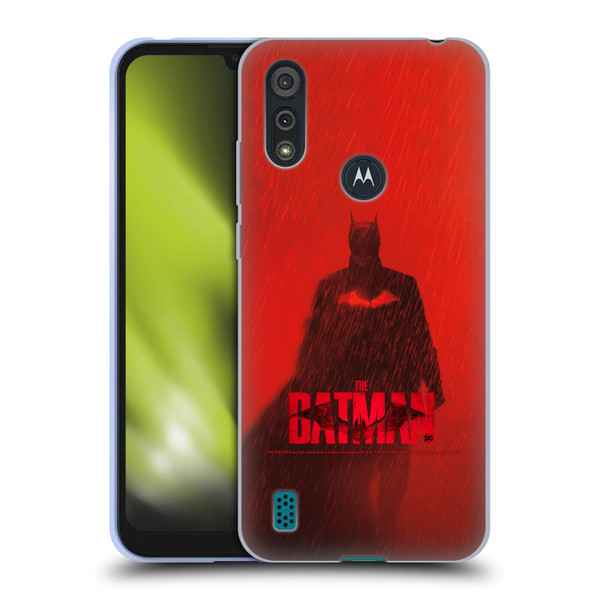 The Batman Posters Red Rain Soft Gel Case for Motorola Moto E6s (2020)