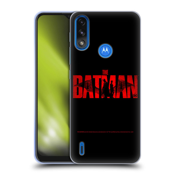 The Batman Posters Logo Soft Gel Case for Motorola Moto E7 Power / Moto E7i Power