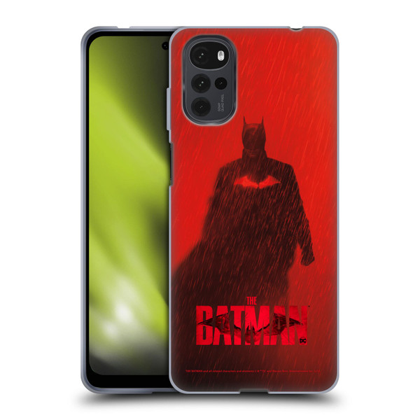 The Batman Posters Red Rain Soft Gel Case for Motorola Moto G22