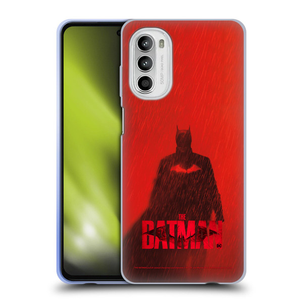 The Batman Posters Red Rain Soft Gel Case for Motorola Moto G52